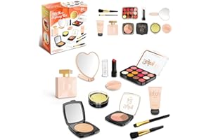 COSAWAY Makeup Kit Play Set, Pretend Makeup Toys for Girls Gifts 3-5 Years Old (Not Contains Real Cosmetics)