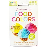 ColorKitchen Food Coloring (3 Colors) – Plant-based Colors | Artificial Dye-free | Gluten-free | Non-GMO | Vegan | Colors for