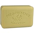 Pre de Provence Artisanal Soap Bar, Enriched with Organic Shea Butter, Natural French Skincare, Quad Milled for Rich Smooth Lather, 8.8 Ounce, Verbena