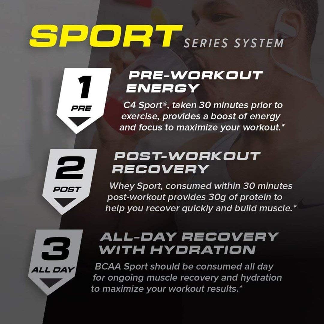 Cellucor BCAA Sport, BCAA Powder Sports Drink for Hydration & Recovery, Cherry Limeade, 30 Servings: Health & Personal Care