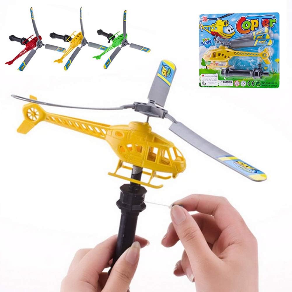 Children Educational Toys Transparent Mini Windup Winding Helicopter Toy Cars, Trucks & Vans