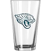logobrands Jacksonville Jaguars 16oz. Team Wordmark Game Day Pint Glass