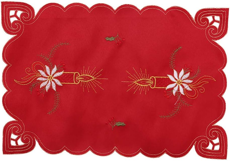 Best Satin Placemats Set For Dining Table, Wine