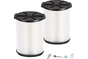VF4000 Filter for ridgid Shop vac, Compatible with RIDGID 5-20 Gal & Husky 6-9 Gal Shop Vac for ridgid Shop vac Accessories -