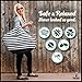 Baby Car Seat Canopy & Multi-Use Nursing Cover - FREE GIFT BOX SET - 