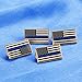 QUSTSELL American Flag Pin Thin Blue Line Police Lapel Pin Pack of 6
