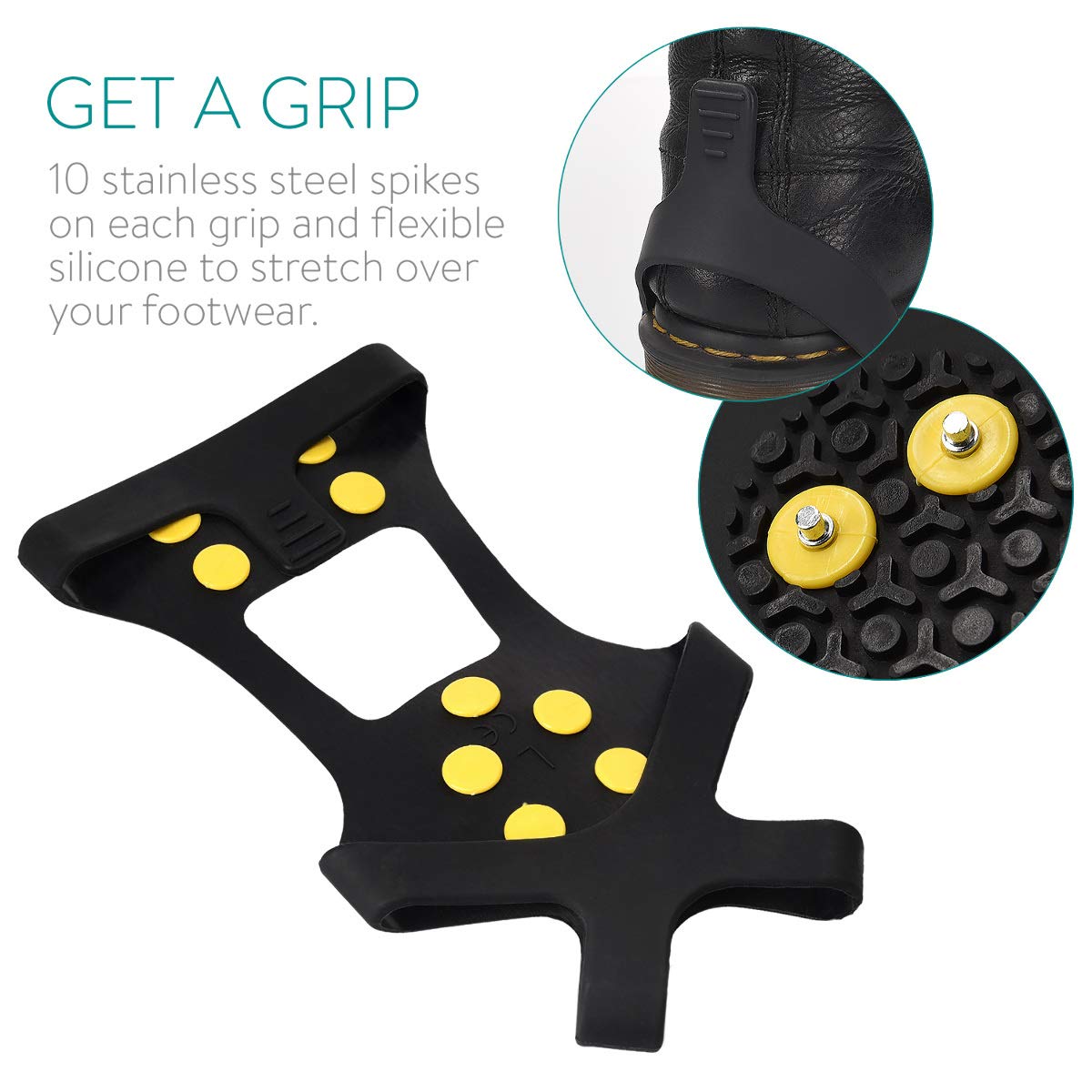 apres ski crampons retractables