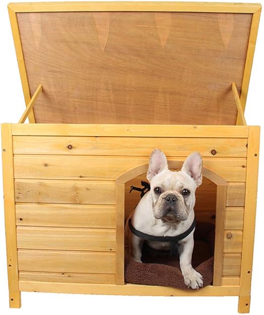 wood dog kennel outdoor
