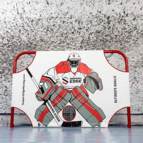 Amazon Com Sniper S Edge Hockey Ultimate Goalie Extremely Durable Shooter Tutor Sports Outdoors
