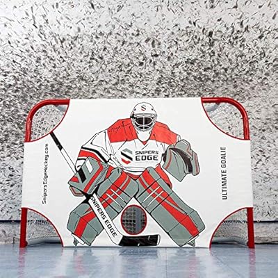 Sniper's Edge Hockey Ultimate Goalie Extremt hållbar Shooter Tutor