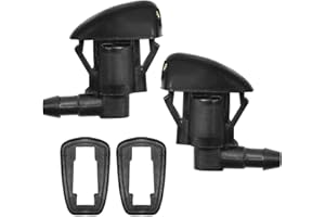 U3STORE Windshield Washer Nozzle 25823360 for 2007-2013 GMC Acadia, 2007-2010 Saturn Outlook, 2013-2017 Chevrolet Traverse, 2 PCS Windshield Wiper Nozzle