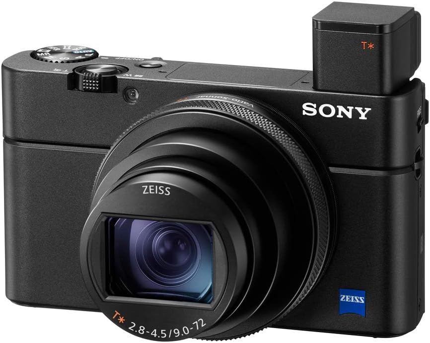 Sony RX100 VII Camera 1.0-Type Sensor 24-200mm f2.8-4.5 Zeiss Eye AF 4K HDR