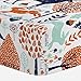 Carousel Designs Navy and Orange Woodland Animals Crib Sheet - Organic 100% Cotton Fitted Crib Sheet - Made in The USA
