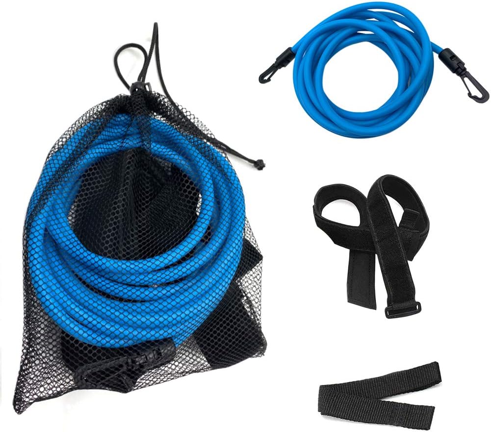 Kenoucle Swim Training Belts Swim Bungee Cords Resistance Bands Swim Tether Stationary Swimming, Swim Harness Static Swimming Belt : Sports & Outdoors