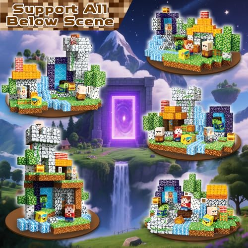 Magneverse 200 Piece Magnetic Construction - Forest Adventure Set - Educational Building Toys 3 4 5 6 7 8 9 Years - Magnetic Blocks Montessori, STEM Gift for Girls and Boys