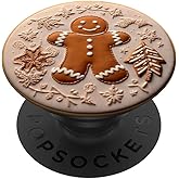 Cute Holiday Gingerbread Christmas PopSockets Adhesive PopGrip