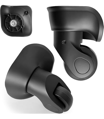 Ruedas De Repuesto Para Maletas - Kit De 2 Ruedas De Goma Silenciosas Y Resistentes, 60x18 Mm, Fácil Instalación