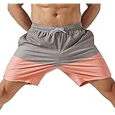 maamgic Mens 7" Stretch Swim Trunks Quick Dry Mesh Lining Swimwear Bathing Suits