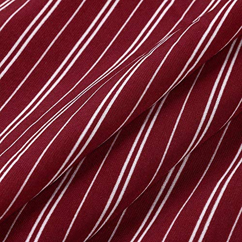 Inverlee Women Fashion Striped Long Sleeve Coat Lapel V-Neck Casual Jackets Tops - Thumbnail 5