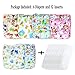 Trendy Owl Print Cloth Pocket Diapers 6 Pack with 12 Inserts | Strong Absorbent Material with Breathability | Leg Gussets against Leaks | Size Adjustable | Nice Baby Shower Gift