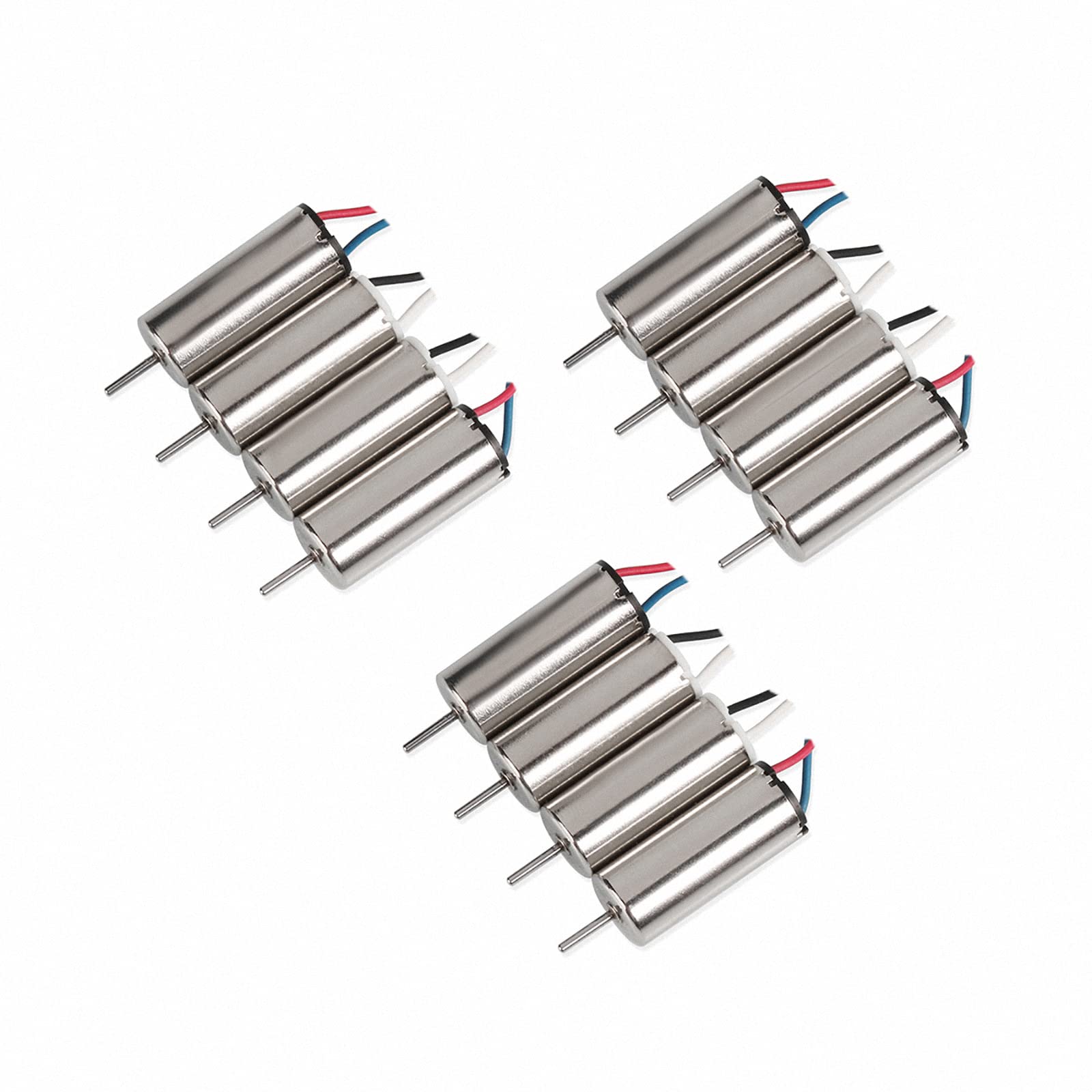 BETAFPV 3 Sets of 7x16mm Motor 19000KV Brushed Motors with JST1.25 Conntctor for Tiny Whoop Beta65S Frame and Eachine E011 Frame Only