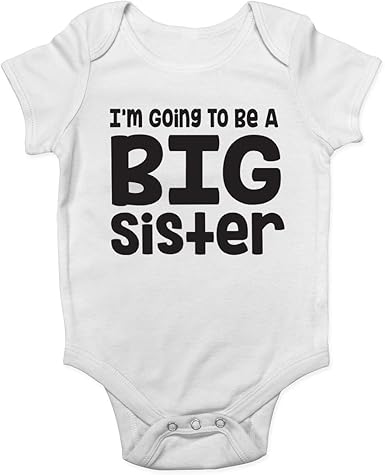 big sister baby vest