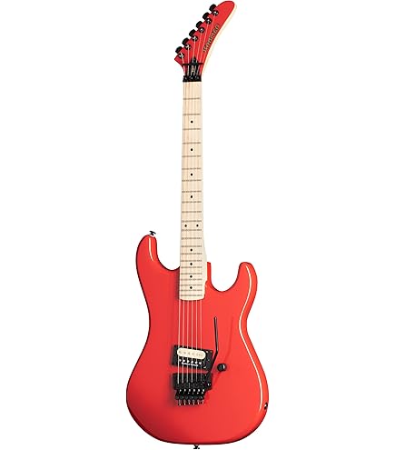 Amazon.com: Kramer 84 HH Maple Neck Floyd Rose, Radiant Red with