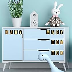 8 Sheets Self-Adhesive Vinyl Letters Numbers