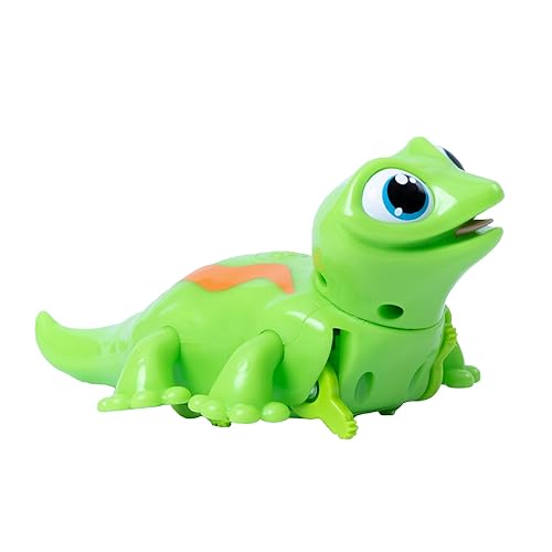 Animagic: Lets Go Gecko - Green | Your Hurrying Scurrying Best Friend! | Interactive Walking Pet Gecko with Over 50 Lights and Sounds | For Ages 5+