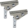 Antrader Folding Sofa Hinge Japan Tatami Joint Hinges Screw Hole Type Adjustable Connector 180 and 5 Gears Steps Ratchet Hinges 2pcs