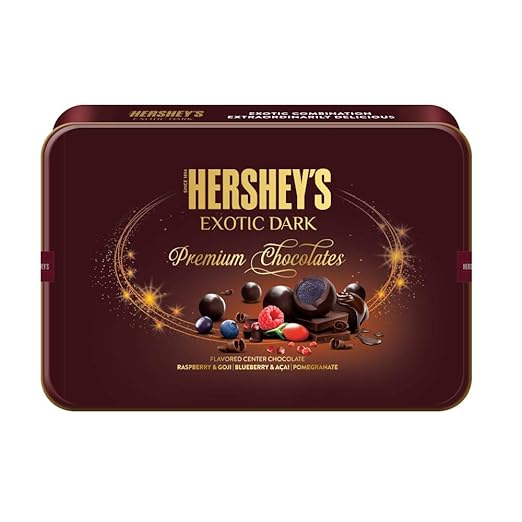 Hersheys Exotic Dark Gift Tin Pack, 192g