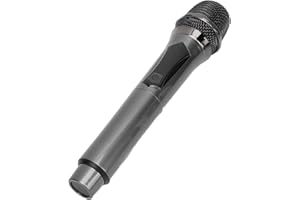 TIKATARER 2.4G Wireless Microphone, Handheld Dynamic Microphone, Receiver System for Karaoke Singing, Ideal for Computer, Pho