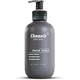 Chassis 360 Dual Action Face Wash - Hydrating & Oil Control Men's Face Wash with Niacinamide, Vitamin C & Hyaluronic Acid - Free From Phthalates, Parabens & Sulfates - Unscented Cleanser - 6 Fl Oz