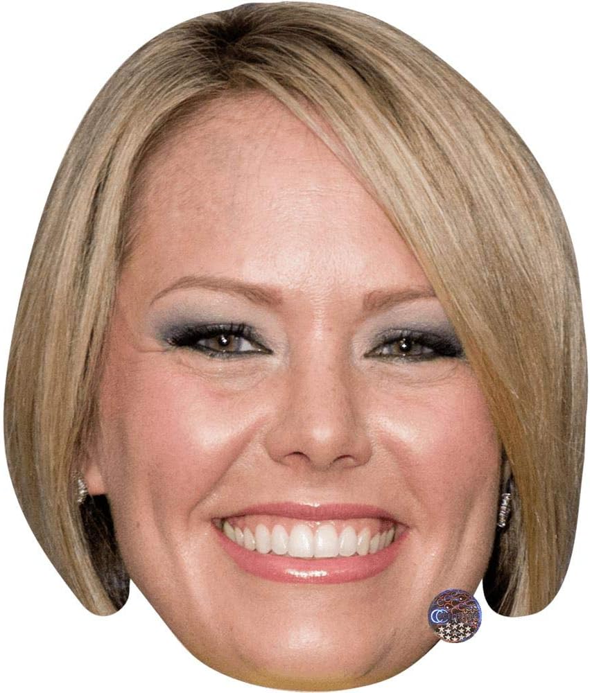 Amazon Com Dylan Dreyer Smile Celebrity Mask Flat Card Face