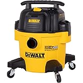DEWALT 6 Gallon STEALTHSONIC Wet Dry Shop Vac, 5 Peak HP Shop Vacuum Wet and Dry, Ultra Quiet Shopvac with Powerful Suction,