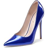 Elisabet Tang High Heels, Women Pumps Pointed Toe Stilettos 4.7 inch/12cm Sexy Heels Party Shoes