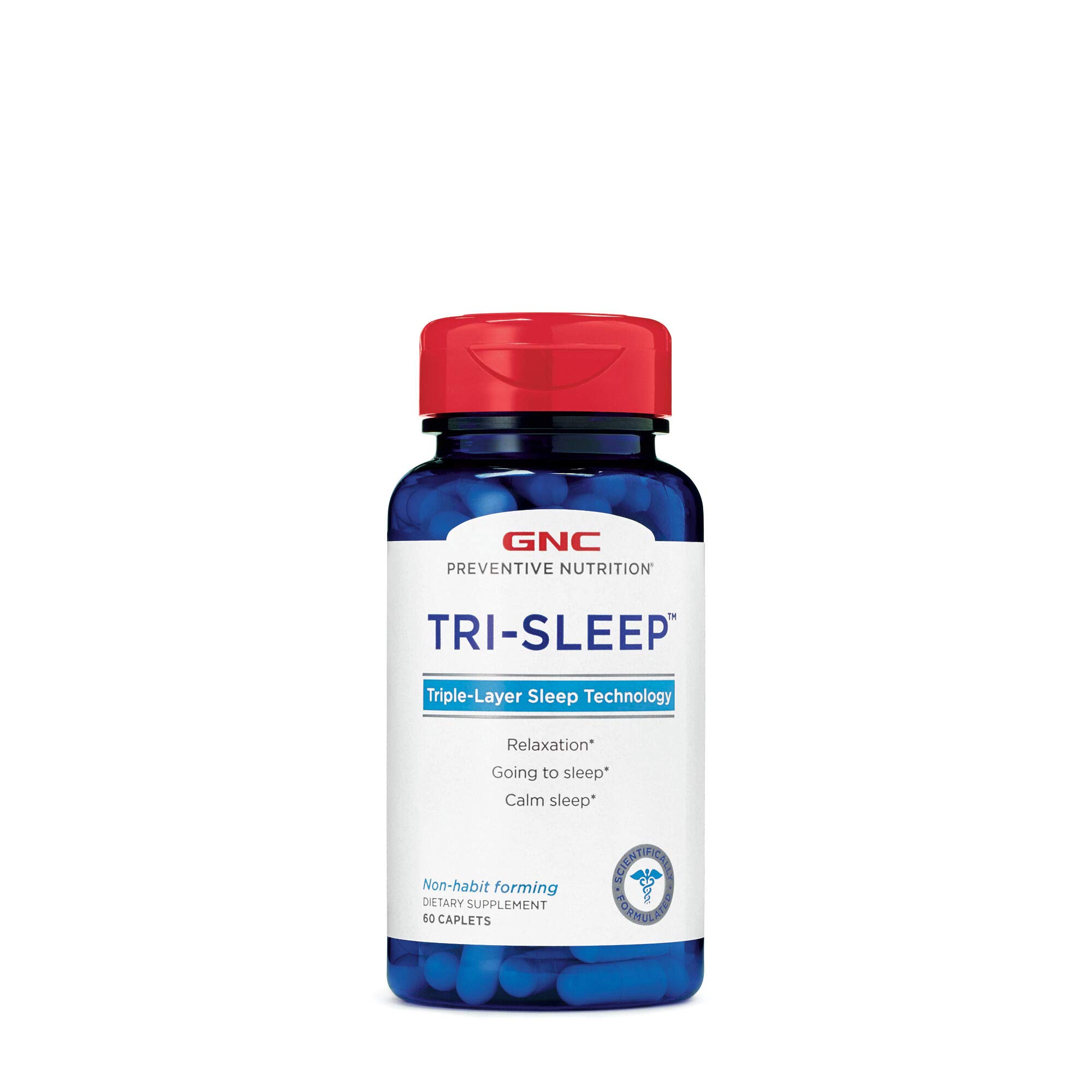 GNC Preventive Nutrition TriSleep, Sleep Aids, NonHabit
