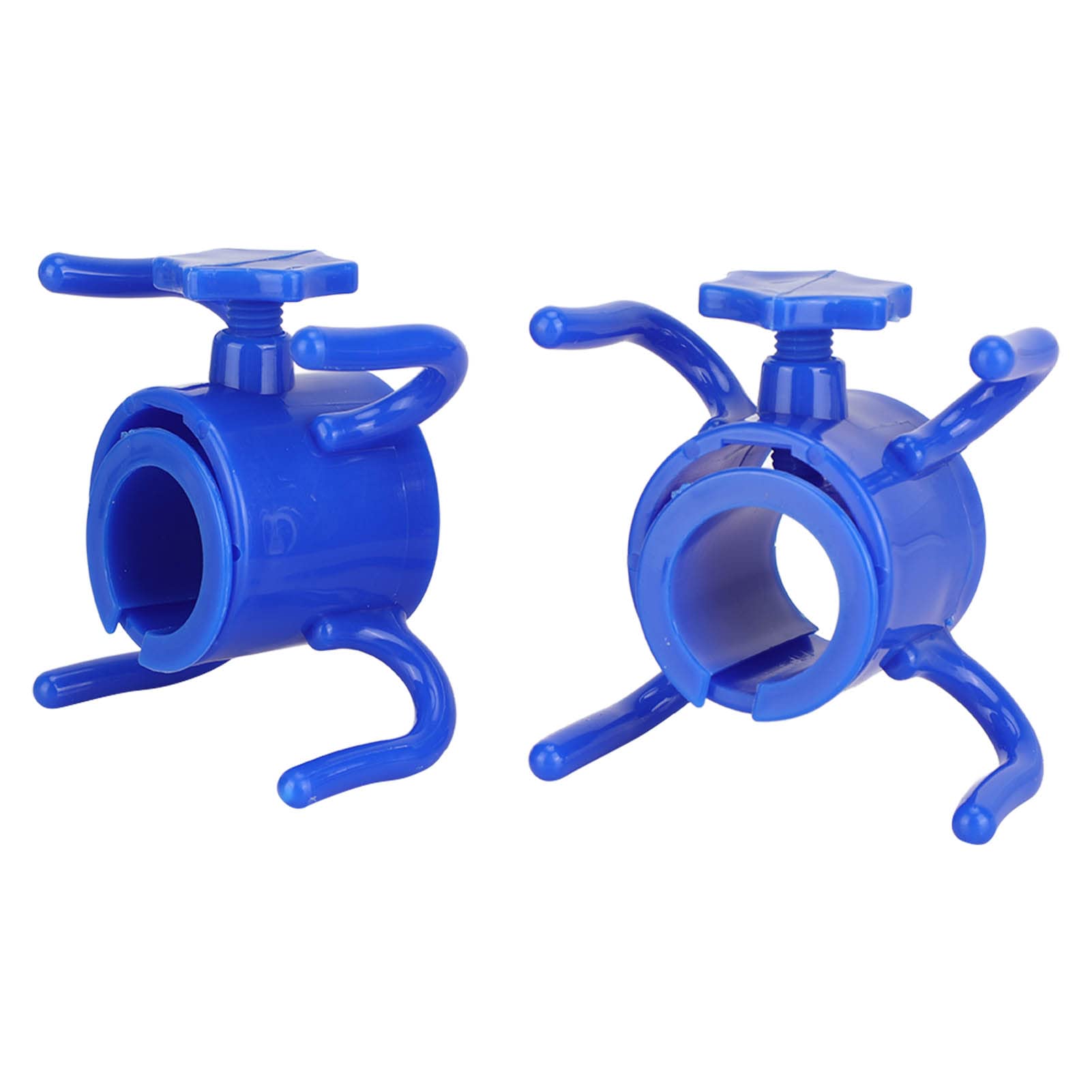 Umbrella Hook, Strong 2Pcs Beach Umbrella Hook Hanger 4 Prong Adjustable Height for Sunglasse for Hat (Blue)