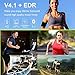 iVoler TB-01 Bluetooth Earbuds V4.1 True Wireless Earphones Headset in-Ear with Microphone Hands-Free Noise Cancelling Twins Stereo Sport Headphones for iPhone 7 Apple iPad Samsung Android And More