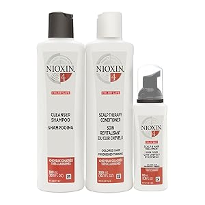 Nioxin Hair Care System 4 Kit for Colored Hair with Progressed Thinning