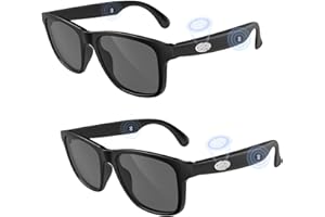 XO SIMPLE IS BEAUTY XO Smart Bluetooth Audio Sunglasses, Smart Bluetooth Audio Glasses Eyewear for Men Women, Athletic/Outdoor UV Protection Audio Sun Glass Lenses Unisex (2PCS)