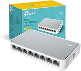 TP-Link TL-SF1008D 8-Port 10/100 Mbps Desktop Ethernet Switch Hub Plug Play