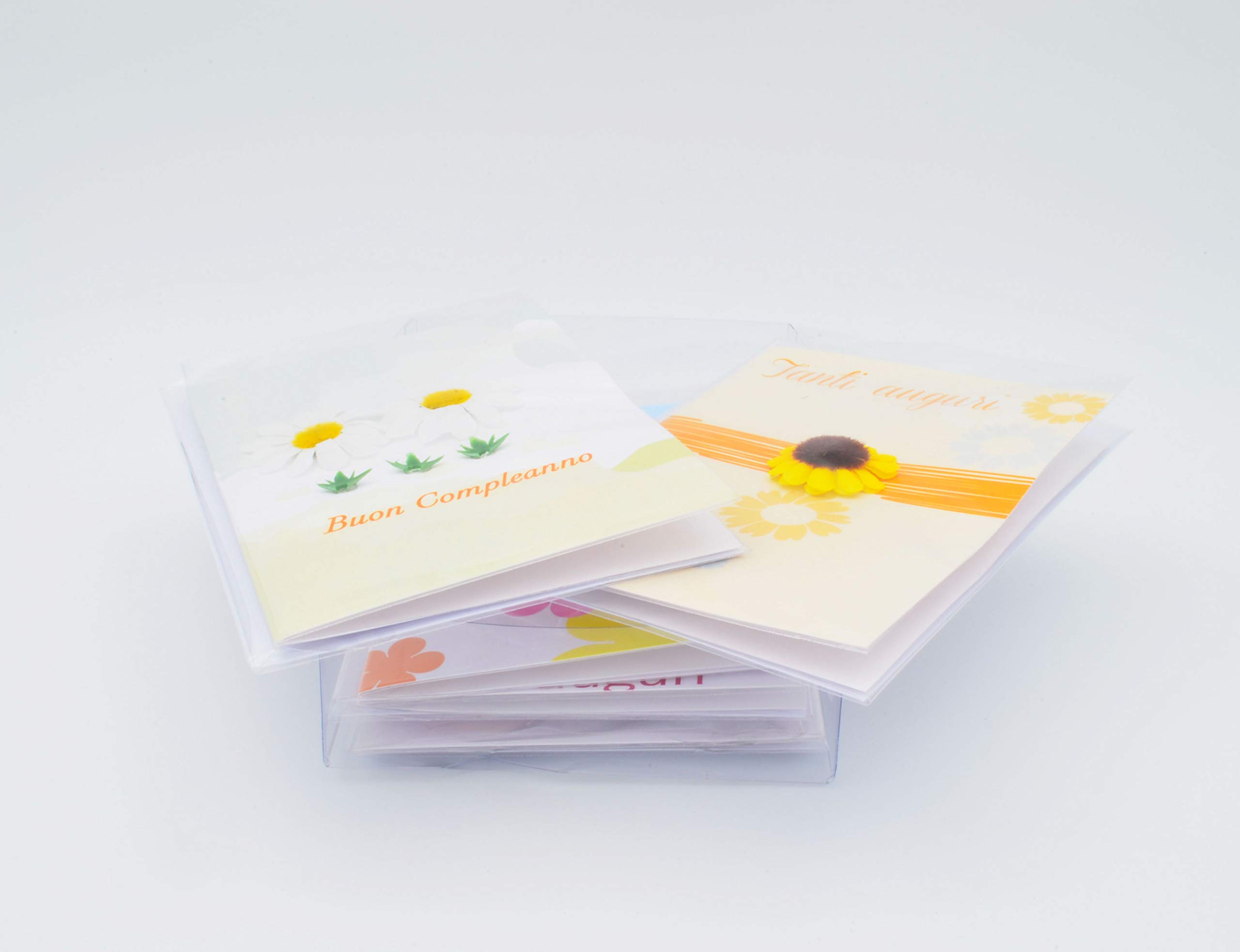 ITALIAN JOY ASEV-01 Greeting Cards with Application, 6 Pieces