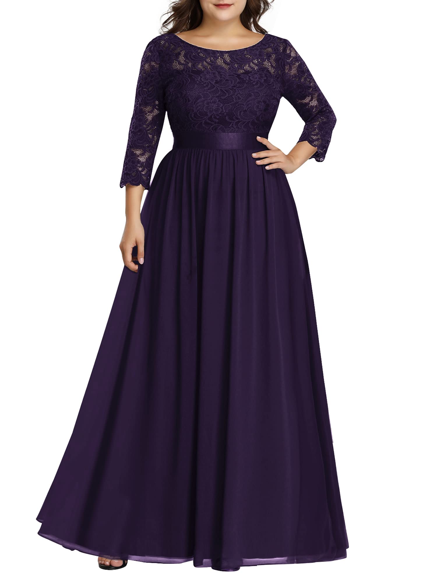 formal plus size dresses amazon Amazon.com: ZOMVA Plus Size Sparkly Glitter Formal Maxi A Line Dress  Sparkle Wrap Ruffle Sleeve Prom Dresses Cocktail Evening Gown, Black, 0X :  Clothing, Shoes & Jewelry