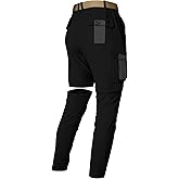 Mens Hiking Cargo Pants Lightweight Quick Dry Convertible Zip Off Waterproof Travel Fishing Climbing Work Pants for Men
