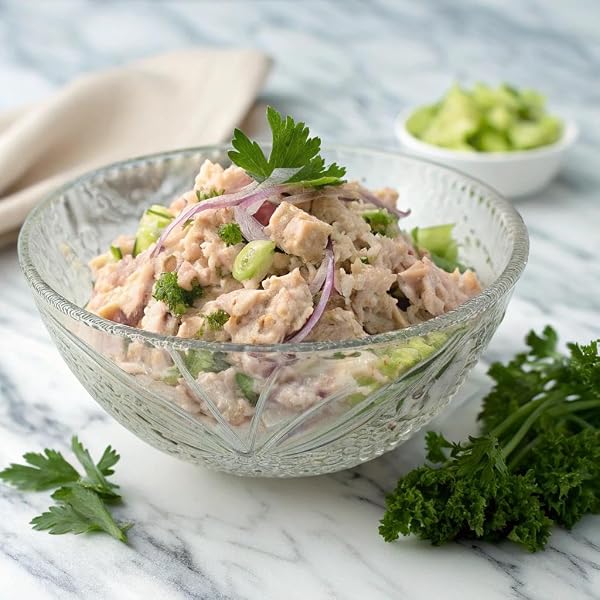 BLUE HARBOR FISH CO. WILD ALBACORE SOLID WHITE TUNA IN WATER WITH SEA SALT – 4.6 OZ CAN (PACK OF 12)