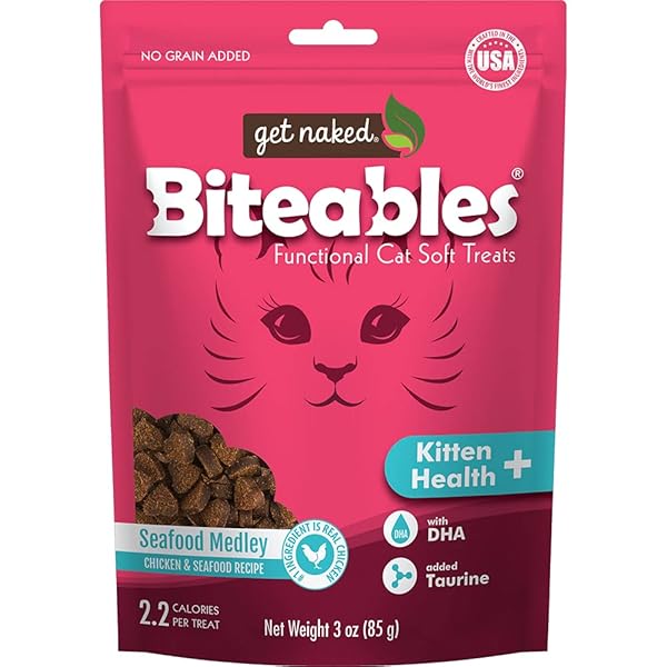 GET NAKED BITEABLES NATURAL SOFT TREATS FOR CATS,...