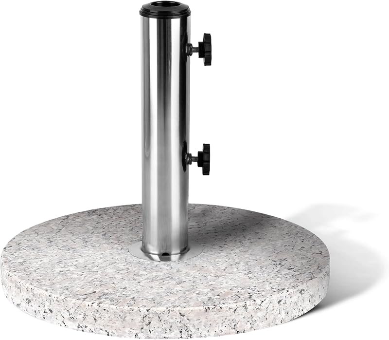 KEPLIN Parasol Base Stand 12kg Granite 45mm Pole Weather Resistant