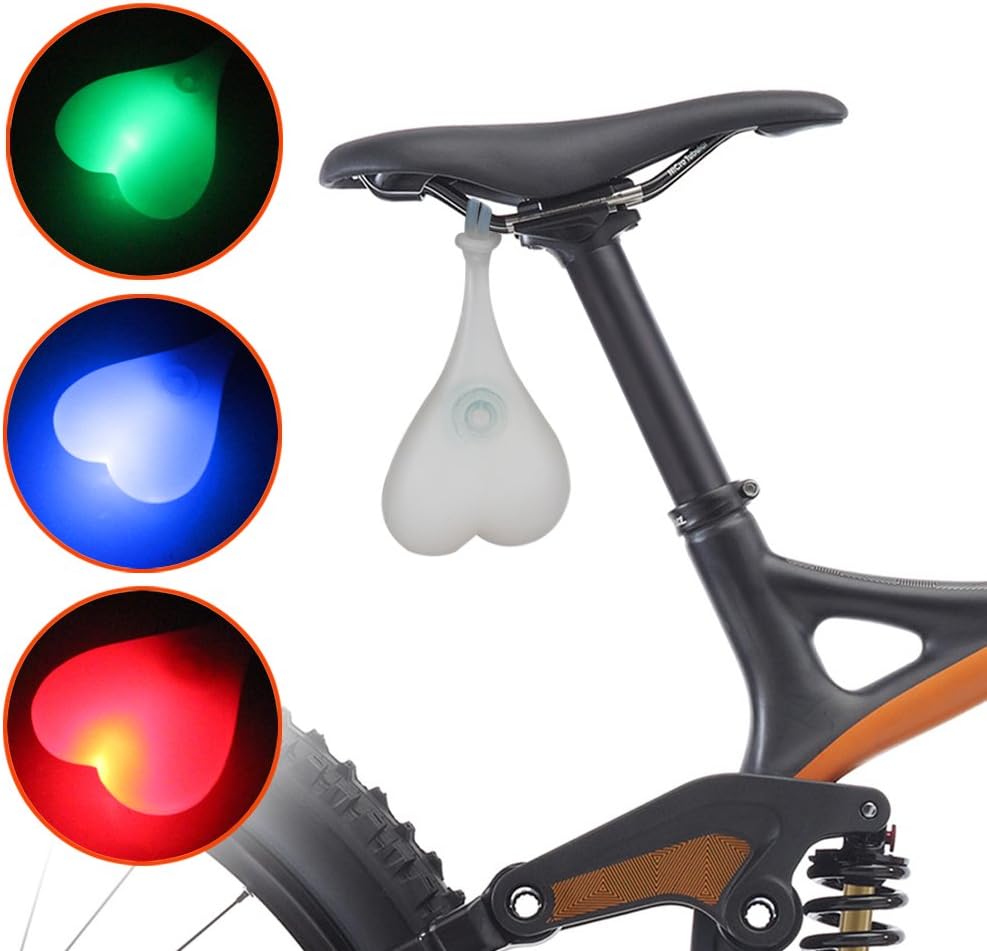 heart shaped bike light