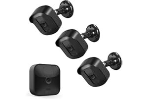AOTNEX Blink Xt2 Wall Mount Bracket, 3 Pack Plastic Housing/Mount with Blink Sync Module Outlet Mount for Blink Xt2/Xt Indoor Outdoor Cameras Security System (Black)